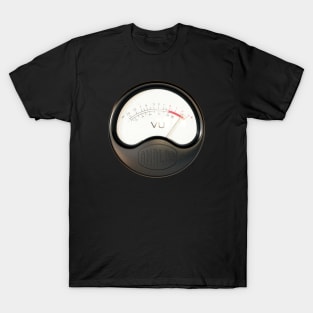 Vintage music studio equipment vu meter T-Shirt